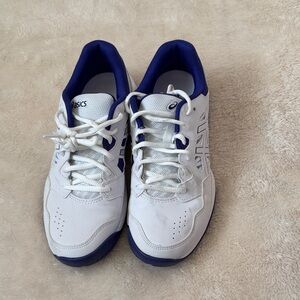 Asics White and Navy Sneakers